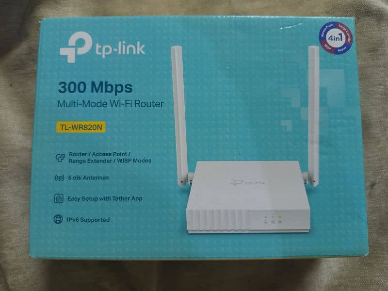 TP link WiFi router dual antenna (used) 0