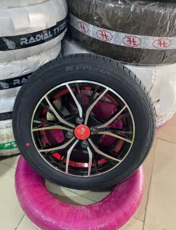 New & used rims tyres linglong genral yokohama bridgestone Alto Cultus 4