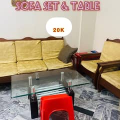 Sofa Set With Table