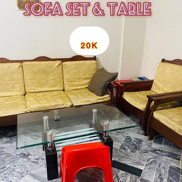 Sofa Set With Table 0