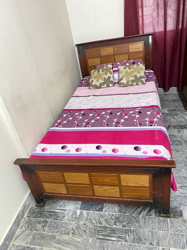 Single Bed With Mattress 1