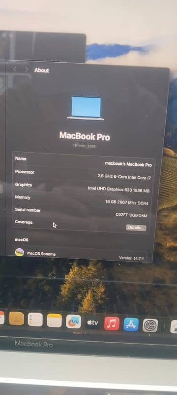 MacBook pro i7 2019 4