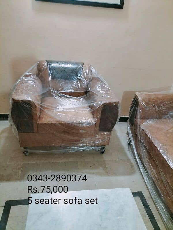 5 seater sofa set brand New 1