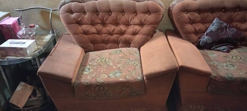 7 seater sofa set condition used 1