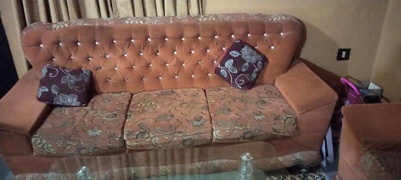 7 seater sofa set condition used 3