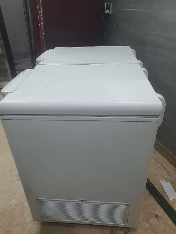 Haier double door deep freezer 1