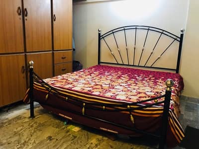 Iron Double bad with mattress