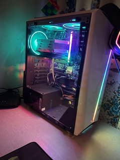 gaming pf with rgb fans and gaming case