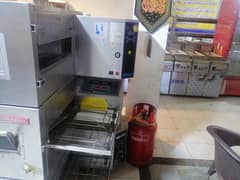 Pizza conveyor oven Deck oven hot plate Deep fryet fast food machinery