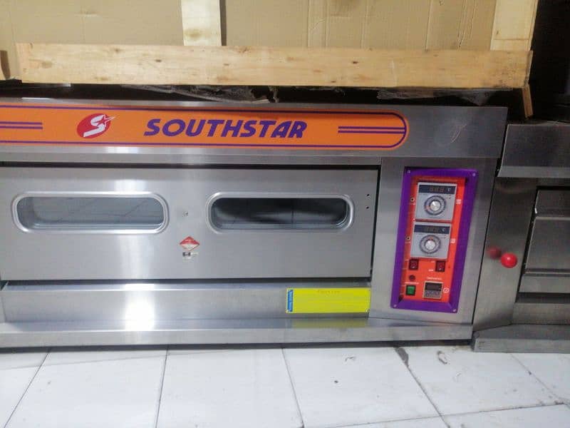 Pizza conveyor oven Deck oven hot plate Deep fryet fast food machinery 1