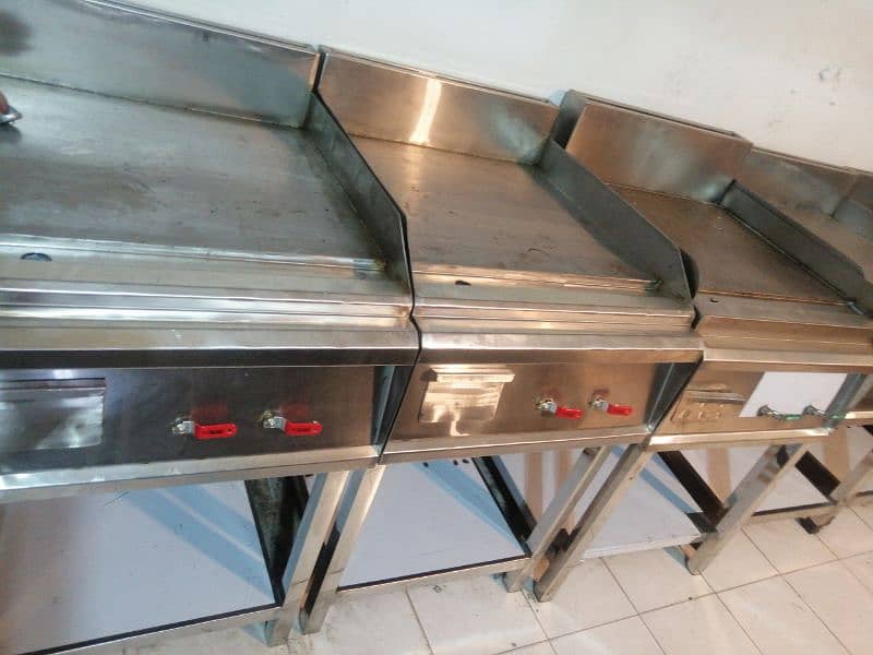 Pizza conveyor oven Deck oven hot plate Deep fryet fast food machinery 3