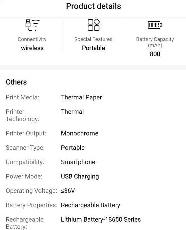 X6 Mini Thermal Printer 3