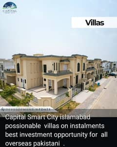 Villas Houses Available On Cash n Instalments Capital Smart City