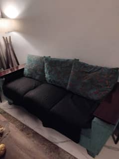 sofa set good condition with cover