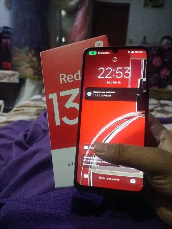 Redme 13c 6GB 128GB Navy Blue Urgent sale 0