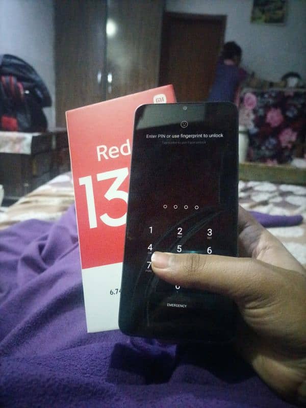 Redme 13c 6GB 128GB Navy Blue Urgent sale 1