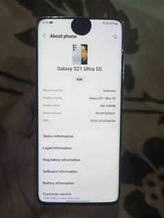 Samsung Galaxy s21 ultra 5g 256gb non