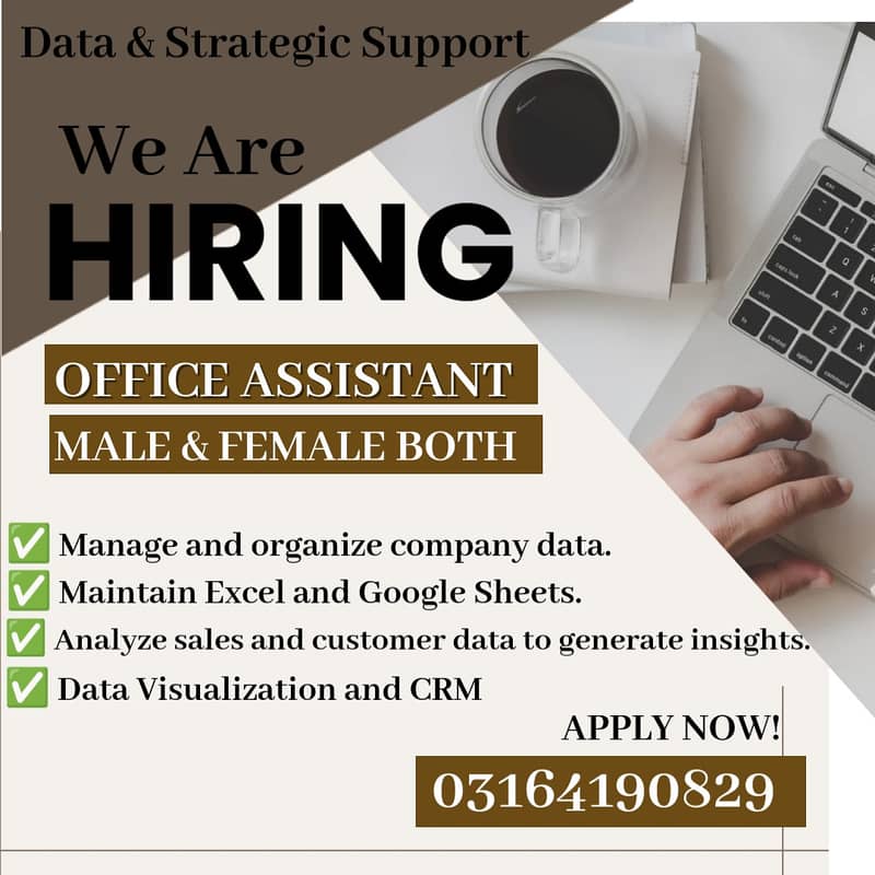 Job Opening: Assistant (Data & Strategic Support) 0