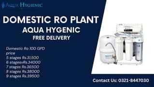 Domestic RO Plant/water filter plant/Home Water Filter/Mineral Water