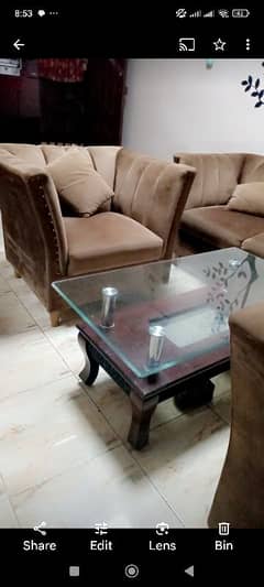 sofa set with centre table