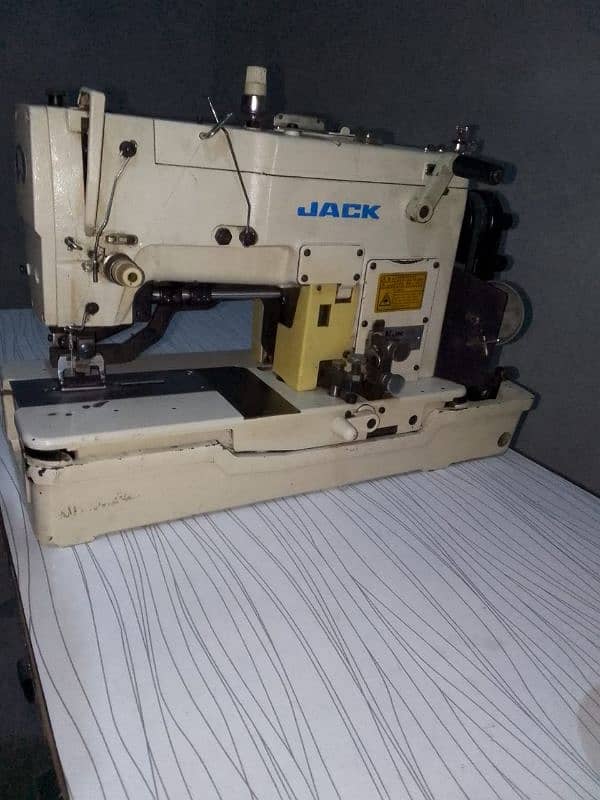 Jack kaaj machine, kaaj machine with good condition,white kaaj machine 1