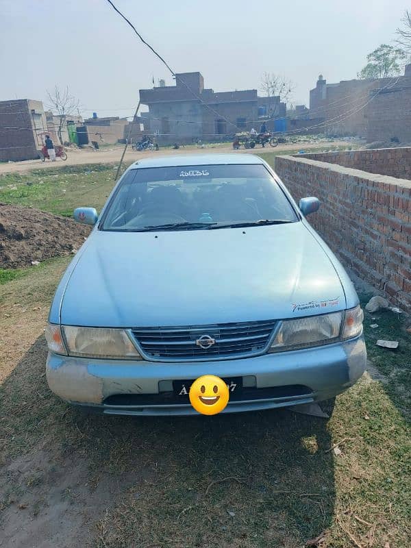 Nissan Sunny 1998 Ac on ha. CNG or patrol pr h,  WhatsApp call kry 1