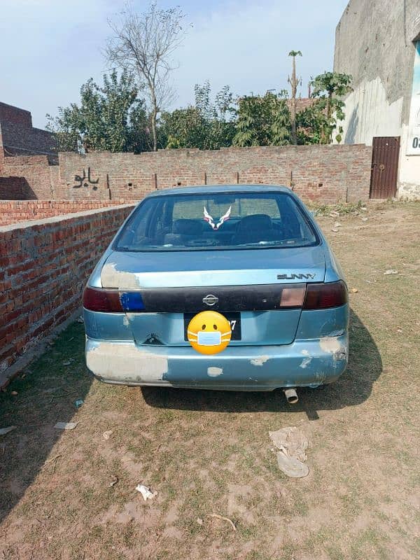 Nissan Sunny 1998 Ac on ha. CNG or patrol pr h,  WhatsApp call kry 3