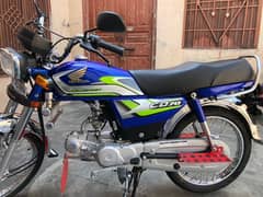 Honda CD 70cc Model 2025 all Punjab number bike