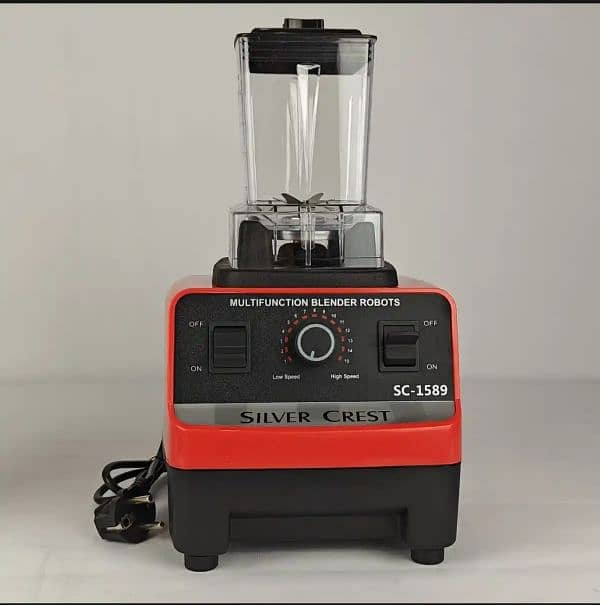 2 In 1 Silver Crest Commercial High Speed Juicer Blender 1