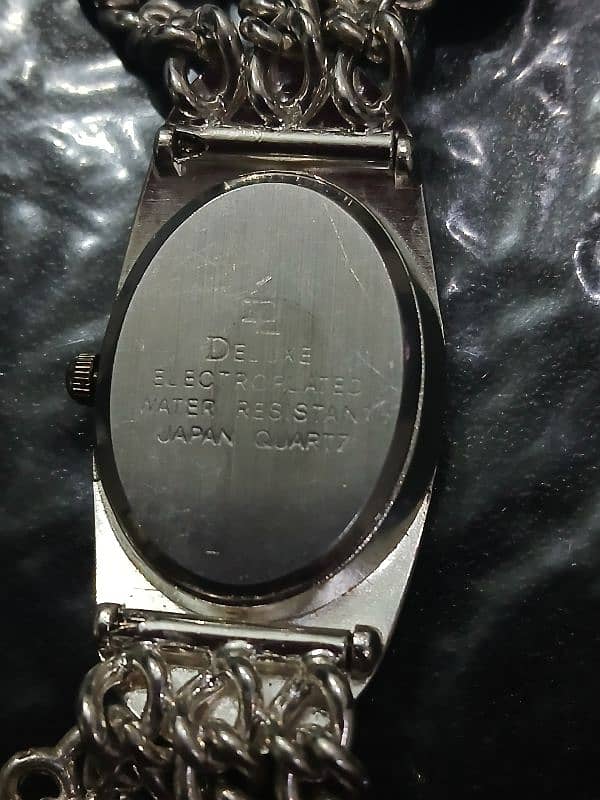 Silver Plated watch for girls 1