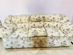 5 seater fabric cushion sofa set