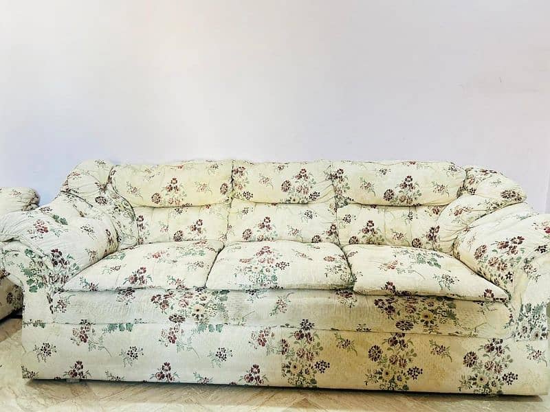 5 seater fabric cushion sofa set 1