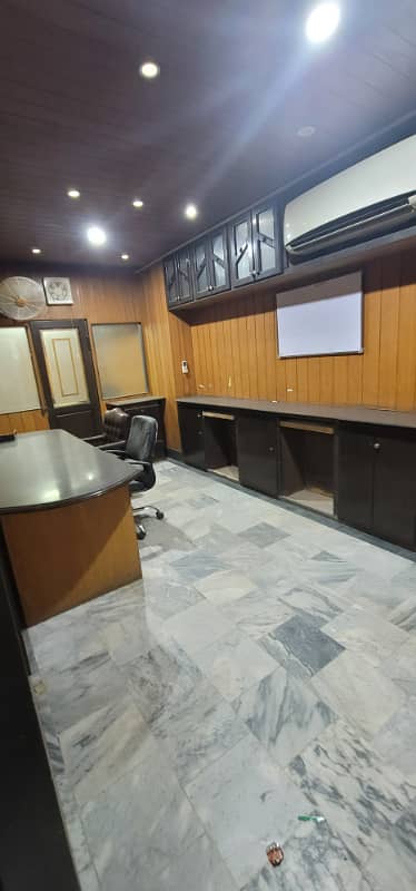 furnished office for rent 2650sqft in shahar e Faisal. 8