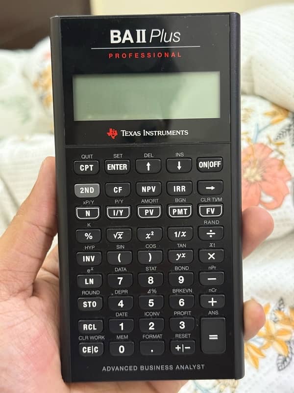 Texas Instruments BA II Plus Professional Financial Calculator 6