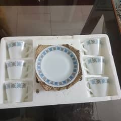 pyrex tea set