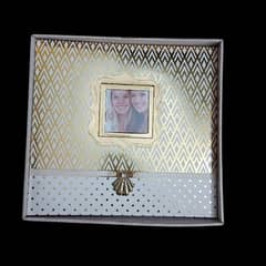 square shaped photo album