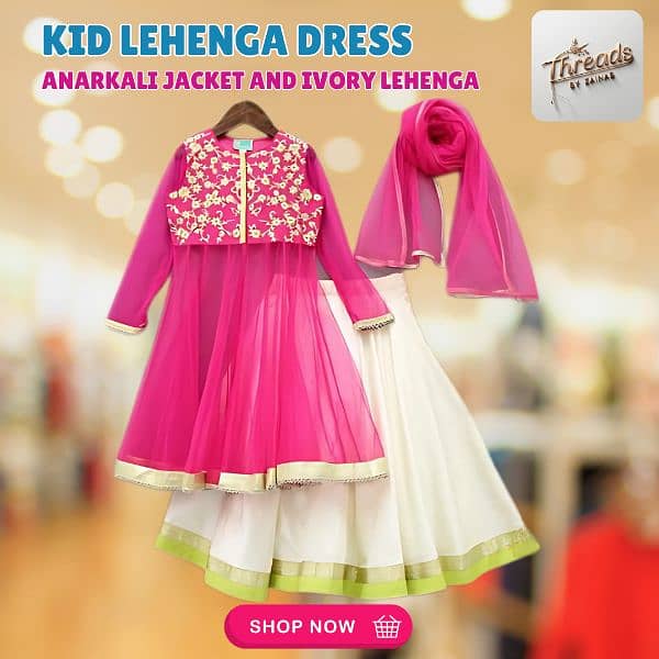 customized kids eastern wear perfect for Eid . suitable for all ages 5