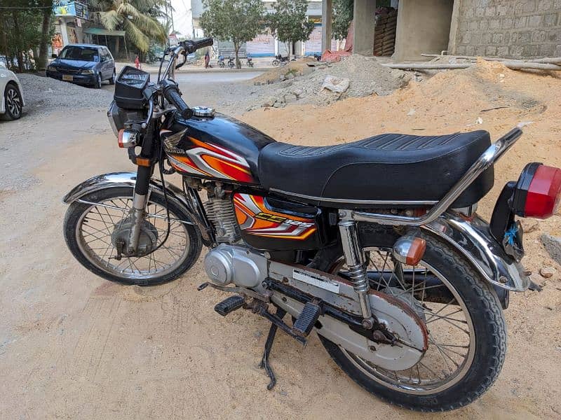 Honda CG 125 Karachi number 6