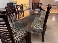 6 Seat Sheesham wood dining table