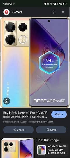 note 40 pro for sale