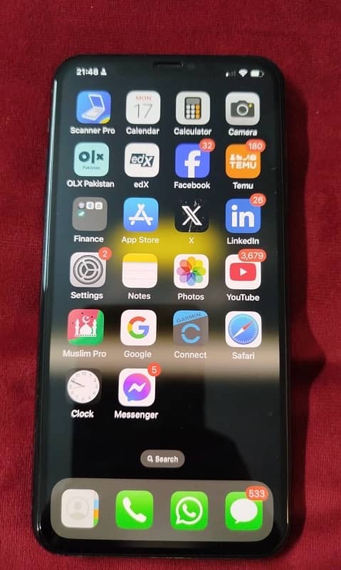 iPhone 11Pro Max , 256Gb , PTA approved , perfect performance 7