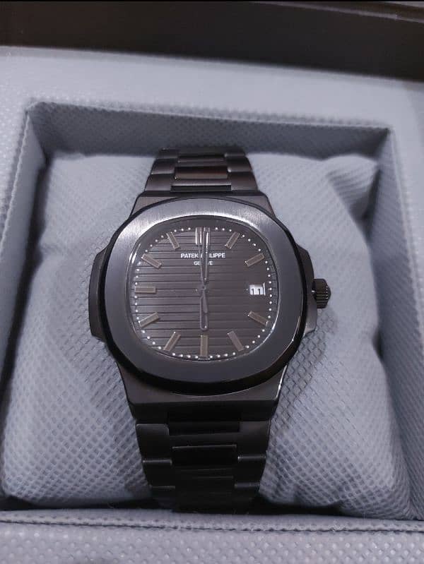 PATEK PHILIPPE GENEVE WATCH FOR MEN,Black Chain Watch 5