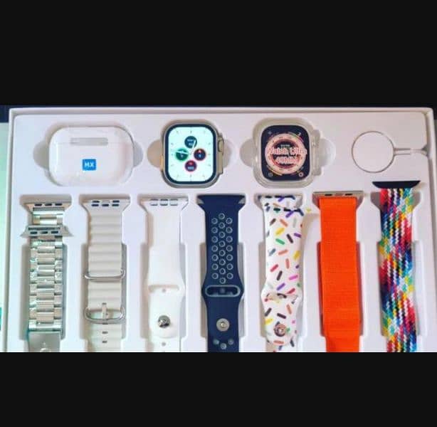 Smart Watch 7 Strips, Airpod 2