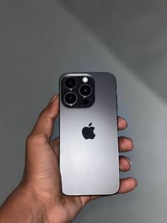 I phone 15 pro black