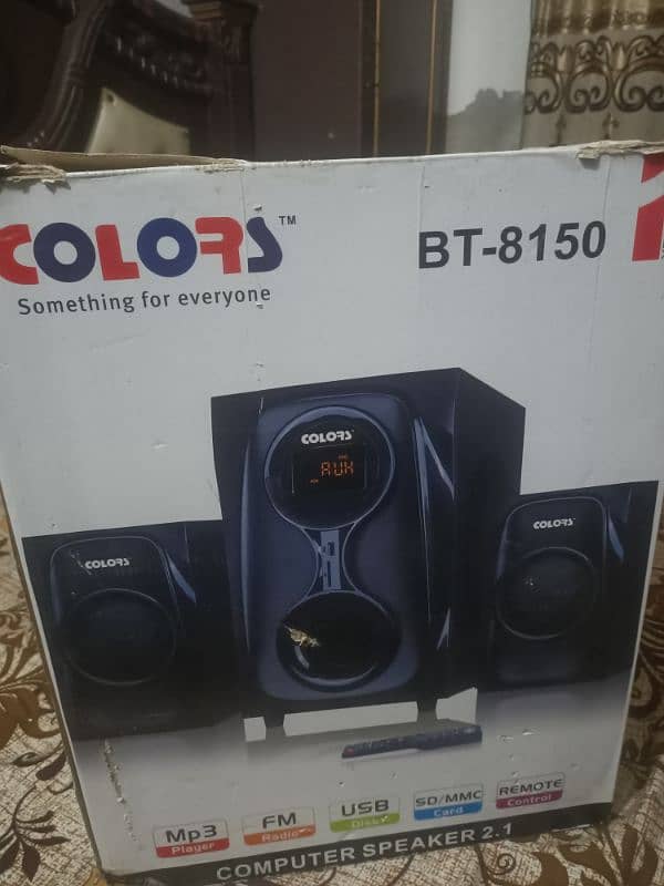 colors brand speaker & amplifier high base boost 1