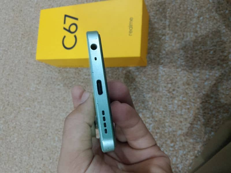 Realme c67, light green color 128 gb all accessories 3