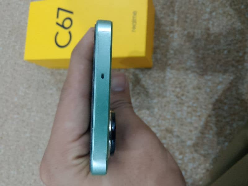 Realme c67, light green color 128 gb all accessories 4