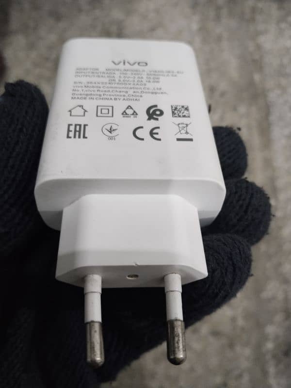 Vivo y21 18W box pulled fast adapter 3