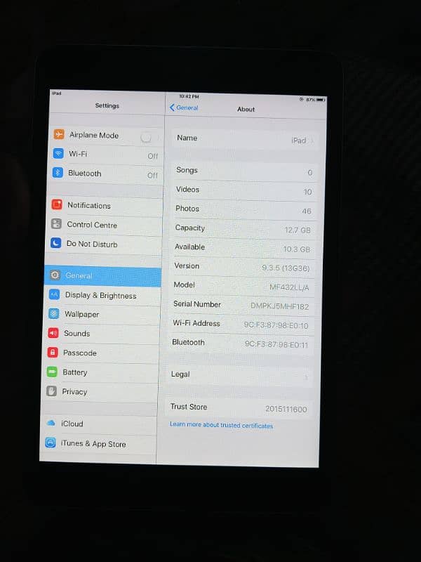 IPAD mini wifi 4