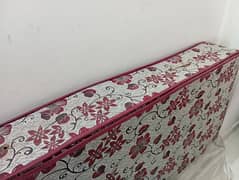 2 mattress single bed (spring)